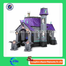 customized size logo printing inflatable halloween haunted house